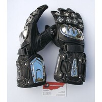 Excalibur Leather Kevlar motorbike motorcycle gloves M