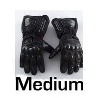 Winter Rage Full Leather Motorbike gloves Medium