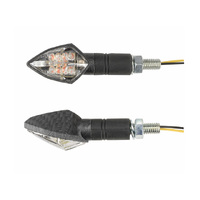 Carbon Fibre effect LED Motorcycle Motorbike Indicators