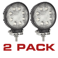 2 PACK - LED Work Lamp, 10-30V 24W Round