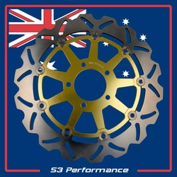 Stop Gold Disc Rotor Front Floating GSXR750R 96-03 TL1000S 97-01