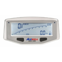 Acewell self powered speedo with tacho, odo, fuel, temp, lap timer, trip