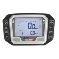 Acewell Car Speedometer with Temperature fuel tacho trip main beam hazards oil charging rear fog brake warning lights