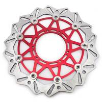 320mm Red Oversize Front Floating Disc for Honda CRF250R, CR125, CR250, CR500
