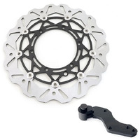 320mm Oversize Disc with silver TRS081 bracket for KTM and Husaberg