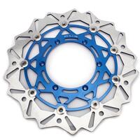 Blue 320mm Oversize Disc for Yamaha YZ125 YZ250 WR250, WR450 YZ250F, YZ450F 