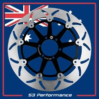 Circular non-wave Disc Rotor Front Floating Ducati 750 916 996 Monster RSV1000