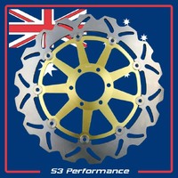 Stopp Front Brake Disc Yamaha TZR250 R SP TZR 250 2MA 1987-1992 87-92- Gold 