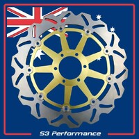 Gold Front Brake Disc Ducati 996 Biposto 1998-2001 98-01