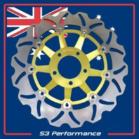 Brake Disc Front Floating Kawasaki ZX900 GPZ900R 90-98 ZX6 GOLD