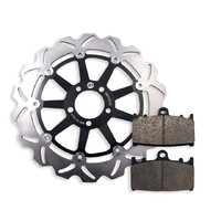Front Brake Disc and Pads fits Kawasaki ZX750 ZXR750  1991-1995 91-95