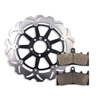 Front Brake Disc and Pads fits Kawasaki ZX-12R ZX12 ZX12R Ninja 2000-2003 00-03