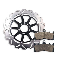 Front Brake Disc and Pads fits Kawasaki VN1600 B1 Mean Streak 2004 2004