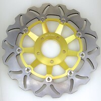 Stopp Gold Front Brake Disc and Pads fits Kawasaki ZX750 ZX-7R Ninja  1996-2003 96-03