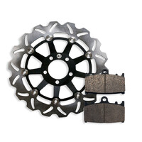 Front Brake Disc and Pads fits Kawasaki ZX-6R ZX6R ZX600 Ninja 1994-1997 94-97