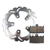 Front Brake Disc and Pads fits  Kawasaki ZX750 ZXR750R  1991-1995 91-95