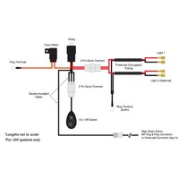 Pre wired loom for use with ARB Intensity IPF Extreme Super Rally