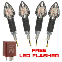 2 Pair of INDCBN LED Indicators and Free LED Flasher (INDCBN x 2, LEDFSH x 1)