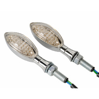 Torpedo Cast metal Chrome LED indicators