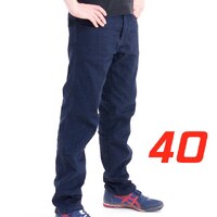 Protective Motorcycle Jeans, Indigo Blue, 40 Waist
