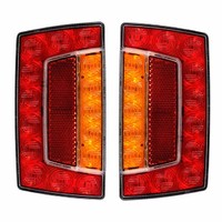 TWIN PACK Multi Voltage Submersible LED Stop, Tail Indicator Trailer Lamp Light