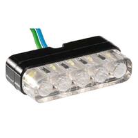 Numberplate Light LED, rounded design with bracket