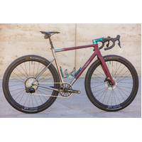 Simpatico Gamma Titanium gravel frame chassis