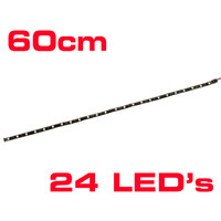 60cm Flexible LED Strip, Black. ImpactLED blister