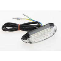 LED stop/taillight and numberplate light Clear Lens Universal