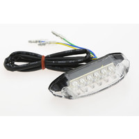 Clear Rounded LED lens and Numberplate LEDs.(Lamp from TLLEDSTL)