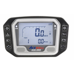Acewell Car Speedometer with Temperature fuel tacho trip main beam hazards oil charging rear fog brake warning lights