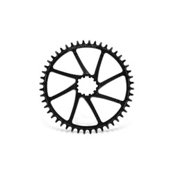 Garbaruk GXP DM MTB chainring for SRAM 3-bolt- Round- Black- 36T- Boost