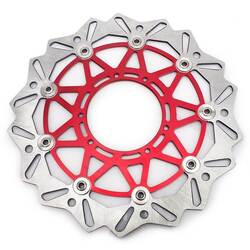 320mm Red Oversize Front Floating Disc for Honda CRF250R, CR125, CR250, CR500