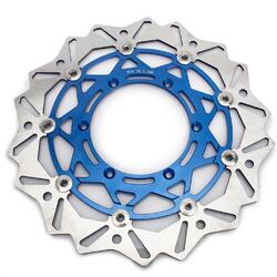 Blue 320mm Oversize Disc for Yamaha YZ125 YZ250 WR250, WR450 YZ250F, YZ450F 