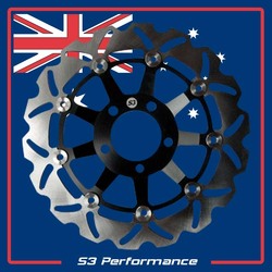 Disc Rotor Wave Front Floating for Suzuki GSF600 S Bandit 00-04
