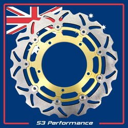 Front Wave Disc Brake Rotor Yamaha R1 YZF-R1 FZ1 GOLD
