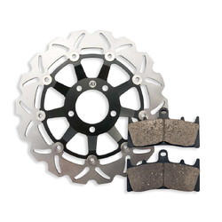 Front Brake Disc and Pads fits Suzuki GSX-R1100W WP.WR,WS,WT 1993-2000 93-00