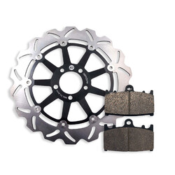 Front Brake Disc and Pads fits Kawasaki ZX750 ZXR750  1991-1995 91-95