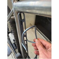 NVISAGE Blue Anodized Titanium Bottle cage