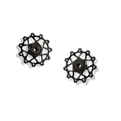Garbaruk Pulleys for  Shimano for 11 sp. with standard cage 11T+ 11T Black