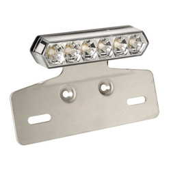 Aluminium Tail Light with LED and number plate lighting