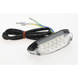 LED stop/taillight and numberplate light Clear Lens Universal
